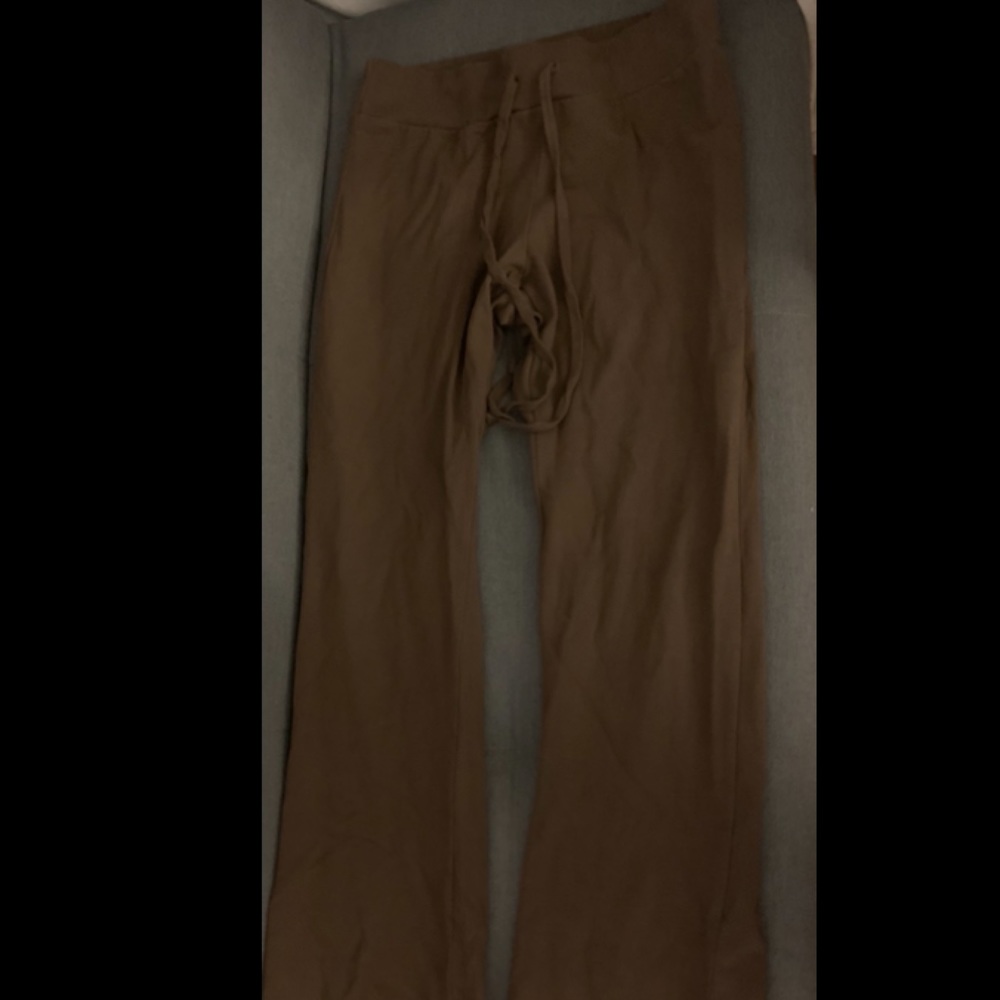 brown brandy melville sweatpants